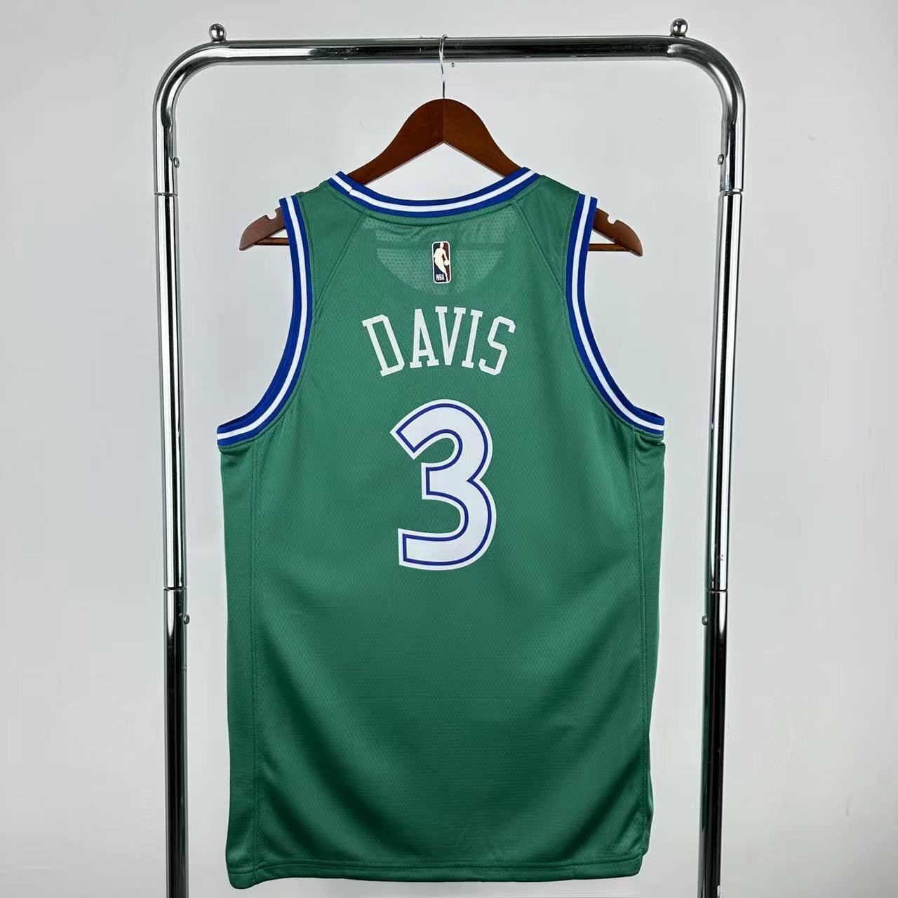 Men Dallas Mavericks #3 Davis Green Throwback Nike Season 2026 NBA Jersey